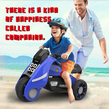 Load image into Gallery viewer, Ride-On Toy 6V/4.5Ah Front LED 3 Wheels Motorcycle Tricycle - EK CHIC HOME