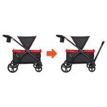 Load image into Gallery viewer, Mars Red Tour 2-in-1 Stroller Wagon - EK CHIC HOME
