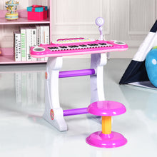 Load image into Gallery viewer, Kids Electronic Keyboard Piano MP3 Input /Stool Toy - EK CHIC HOME