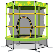 Load image into Gallery viewer, 55 Inch Kids Trampoline with Safety Enclosure Net - EK CHIC HOME