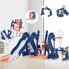 Load image into Gallery viewer, Toddler Slide and Swing Set 6 in 1, Kids Playground - EK CHIC HOME