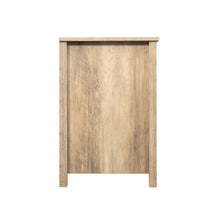 Load image into Gallery viewer, Classic 4 Cubby Fireplace TV Stand, Rustic Oak - EK CHIC HOME