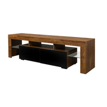 Load image into Gallery viewer, Living Room Furniture TV Stand Cabinet.Walnet,Black - EK CHIC HOME