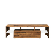 Load image into Gallery viewer, Living Room Furniture TV Stand Cabinet, Fir Wood, White - EK CHIC HOME