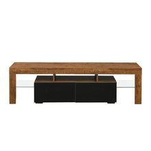 Load image into Gallery viewer, Living Room Furniture TV Stand Cabinet.Walnet,Black - EK CHIC HOME