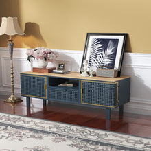 Load image into Gallery viewer, 2 Cabinets TV stand for TVs up to 50 , Modern Furniture Decor - EK CHIC HOME
