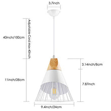Load image into Gallery viewer, Swag Pendant Lights with Iron Cage(3 Kits) - EK CHIC HOME