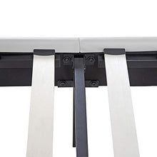 Load image into Gallery viewer, Leather Upholstered Platform Bed Frame with Wooden Slats - EK CHIC HOME