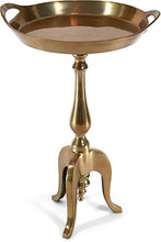 Load image into Gallery viewer, Metal Accent Side end Table for Indoor and Outdoor (Gold) - EK CHIC HOME