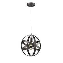 Load image into Gallery viewer, Industrial Metal Spherical Pendant Displays Changeable Hanging Lighting Fixture - EK CHIC HOME