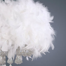 Load image into Gallery viewer, Modern Chandelier Pendant Light, 3 Lights with Crystal Beaded Drum - EK CHIC HOME