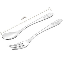 Load image into Gallery viewer, Stainless Steel Coffee Spoons and Fruit Forks, 10-piece - EK CHIC HOME