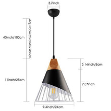 Load image into Gallery viewer, Pendant Metal Cage,Nordic Modern Iron Style Pendant Lights Fixture(3 Kits) - EK CHIC HOME