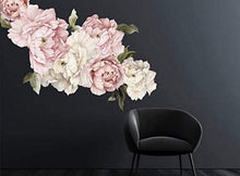 Load image into Gallery viewer, Floral Peonies Wall Decal, Removable Peel WALL STICKERS - EK CHIC HOME