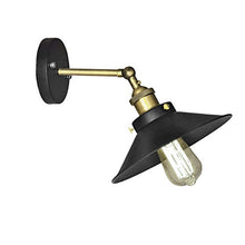 Load image into Gallery viewer, 1-Light Metal Industrial Wall Sconce Wall Lamp Fixture 180 Degree Adjustable with Swing Arm, Pack of 2 - EK CHIC HOME