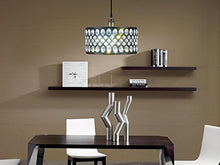Load image into Gallery viewer, 1-light Black Finish Modern Crystal Chandelier - EK CHIC HOME