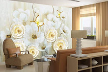 Load image into Gallery viewer, Floral Wallpaper Yellow Magnolia Oil Painting Flower Wall Print Butterfly Wall Art Nordic - EK CHIC HOME