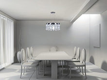Load image into Gallery viewer, Chrome Finish Modern Crystal Chandelier, Pendant Hanging - EK CHIC HOME