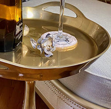 Load image into Gallery viewer, Metal Accent Side end Table for Indoor and Outdoor (Gold) - EK CHIC HOME