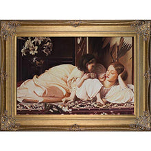 Load image into Gallery viewer, Mother and child Framed Oil Painting by Lord Frederic Leighton - EK CHIC HOME