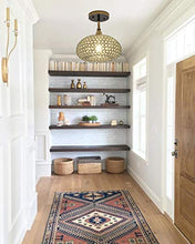 Load image into Gallery viewer, 1 Light Chrome Finish Real Crystal Chandelier - EK CHIC HOME