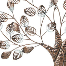 Load image into Gallery viewer, Tree Branch Leaves Metal Wall Decor 25X26 Inch - EK CHIC HOME