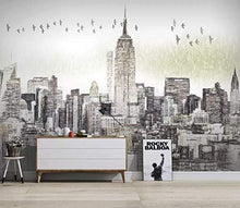 Load image into Gallery viewer, Charcoal City Wallpaper New York City Wall Mural Wall Art Architecture - EK CHIC HOME