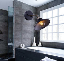 Load image into Gallery viewer, 1-Light Metal Industrial Wall Sconce Wall Lamp Fixture 180 Degree Adjustable with Swing Arm, Pack of 2 - EK CHIC HOME