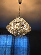 Load image into Gallery viewer, Modern Pendant Chandelier Crystal Raindrop Lighting Ceiling Light Fixture Lamp D20 in x H16 in - EK CHIC HOME