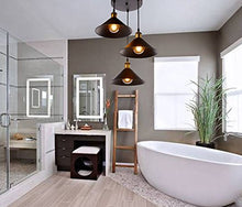 Load image into Gallery viewer, 3-Light Industrial Black Finish Metal Shade Hanging Pendant Ceiling Lamp Fixture - EK CHIC HOME