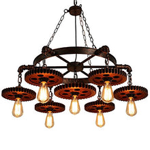 Load image into Gallery viewer, Industrial  House 7-Heads Rustic Chandelier - EK CHIC HOME