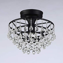 Load image into Gallery viewer, Crystal Ceiling Light, Tear Drop Crystal Beads - EK CHIC HOME