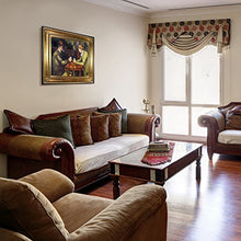 Load image into Gallery viewer, Card Players with Pipes Regency Frame, Gold - EK CHIC HOME
