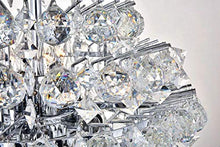 Load image into Gallery viewer, Modern Pendant Chandelier Crystal Raindrop Lighting Ceiling Light Fixture Lamp D20 in x H16 in - EK CHIC HOME
