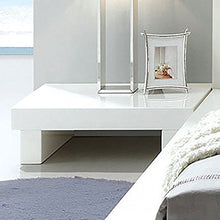 Load image into Gallery viewer, Beautiful White  High Gloss Lacquer Coating Queen Size Bed Dresser Mirror Nightstand  4pc - EK CHIC HOME