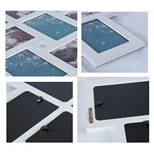 Load image into Gallery viewer, White Wood 12 Openings Wall Collage Picture Frame, 4 x 6-Inch - EK CHIC HOME