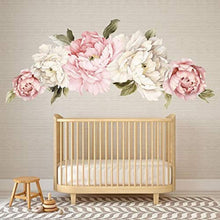 Load image into Gallery viewer, Floral Peonies Wall Decal, Removable Peel WALL STICKERS - EK CHIC HOME