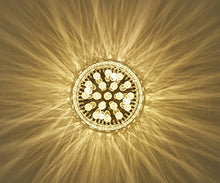 Load image into Gallery viewer, Flush Mount 4-Light Chrome Silver Crystal Chandelier - EK CHIC HOME