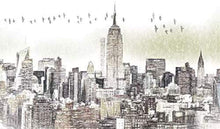 Load image into Gallery viewer, Charcoal City Wallpaper New York City Wall Mural Wall Art Architecture - EK CHIC HOME