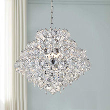 Load image into Gallery viewer, Modern Pendant Chandelier Crystal Raindrop Lighting Ceiling Light Fixture Lamp D20 in x H16 in - EK CHIC HOME