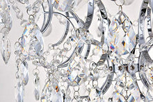 Load image into Gallery viewer, Modern Pendant Chandelier Crystal Raindrop Lighting Ceiling Light Fixture  D16 in x H18 in - EK CHIC HOME