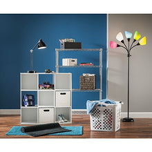 Load image into Gallery viewer, Black 3-way Multi-head Floor Lamp with Acrylic Shade - EK CHIC HOME