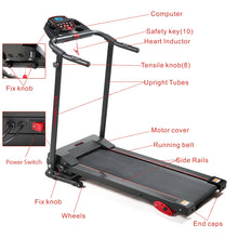 Load image into Gallery viewer, Folding Treadmill 2.0 HP Electric Fitness with LCD display/ iPad and Drink Holder - EK CHIC HOME