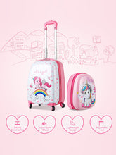 Load image into Gallery viewer, 2PC Kids Carry-on Luggage Set 12'' Backpack & 16'' Rolling Suitcase - EK CHIC HOME