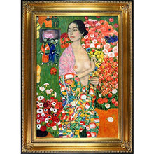 Load image into Gallery viewer, The Dancer Metallic Embellished Artwork By Gustav Klimt With Regency Gold Frame - EK CHIC HOME