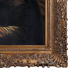 Load image into Gallery viewer, Mona Lisa with Burgeon Gold Frame Oil Painting by Da Vinci - EK CHIC HOME