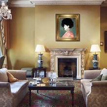 Load image into Gallery viewer, Irma Brunner (Woman in a Black Hat) by Manet with Regency Gold Frame and Gold Finish with Black Edge - EK CHIC HOME