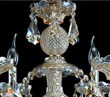Load image into Gallery viewer, 15 Lights Crystals Chandelier  Color Cognac - EK CHIC HOME