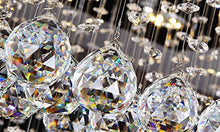 Load image into Gallery viewer, Contemporary Crystal Rectangular Chandelier  H14"xW36"xDepth24", 16 Daylight LED Bulbs - EK CHIC HOME