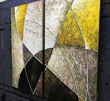 Load image into Gallery viewer, 32x32 Inch Paintings Oil Hand Painting 3D Hand-Painted On Canvas Abstract Artwork - EK CHIC HOME